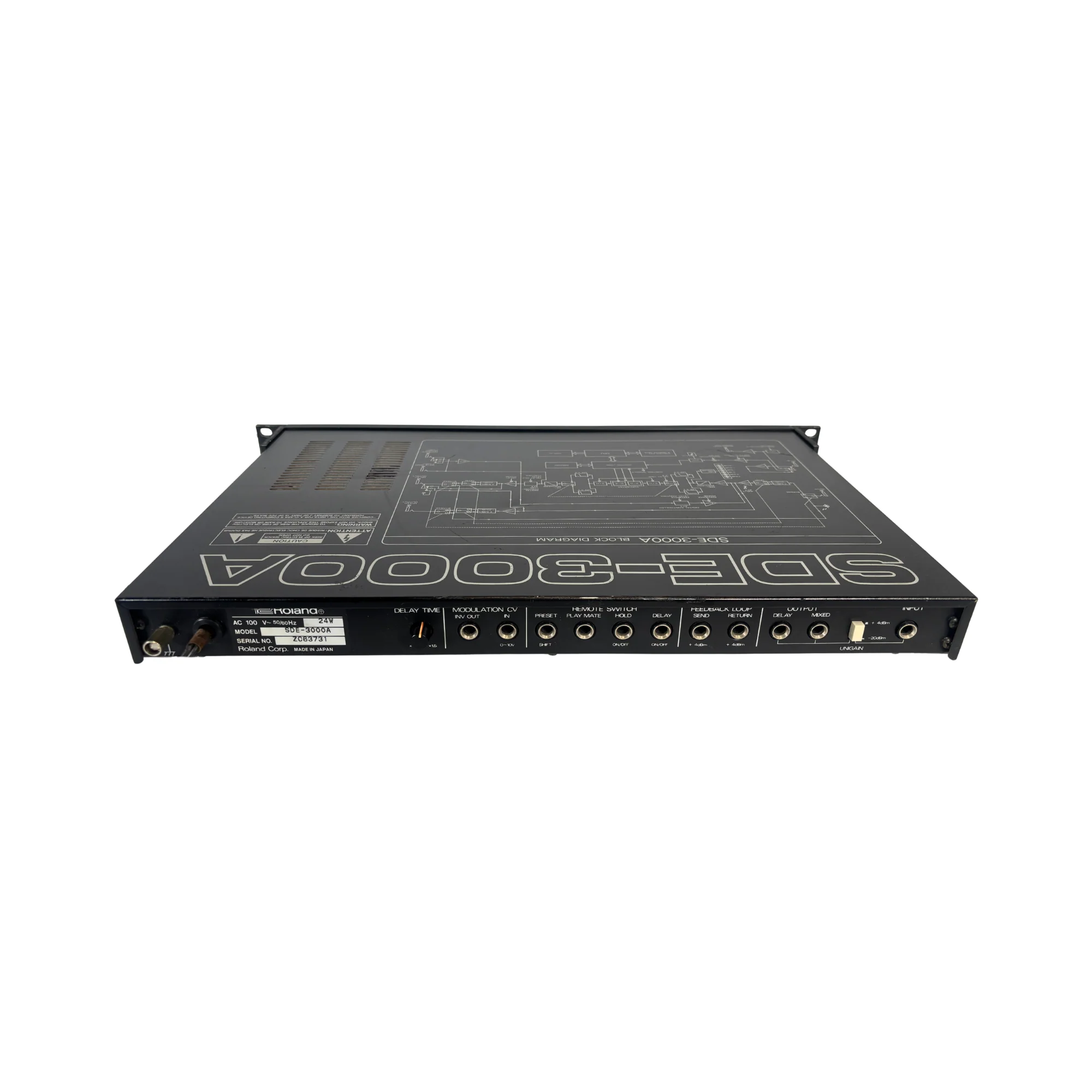 Roland SDE-3000A Digital Delay - SN ZC63731 - Image 4
